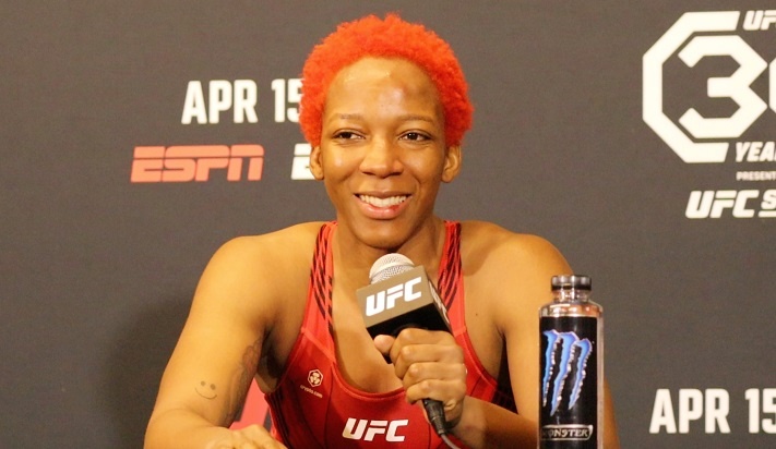 New UFC Kansas City’s Joselyne Edwards Reacts to Judging Controversy: “Nothing Surprises Me”