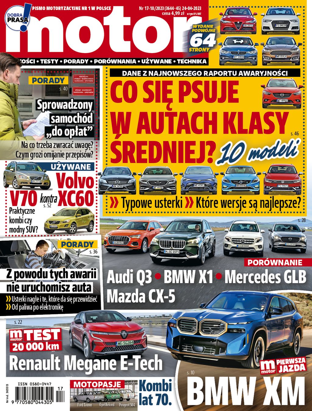 New DS 4 beats Audi A3! Privileged Press Review: MOTOR No. 17-18/2023|French.pl